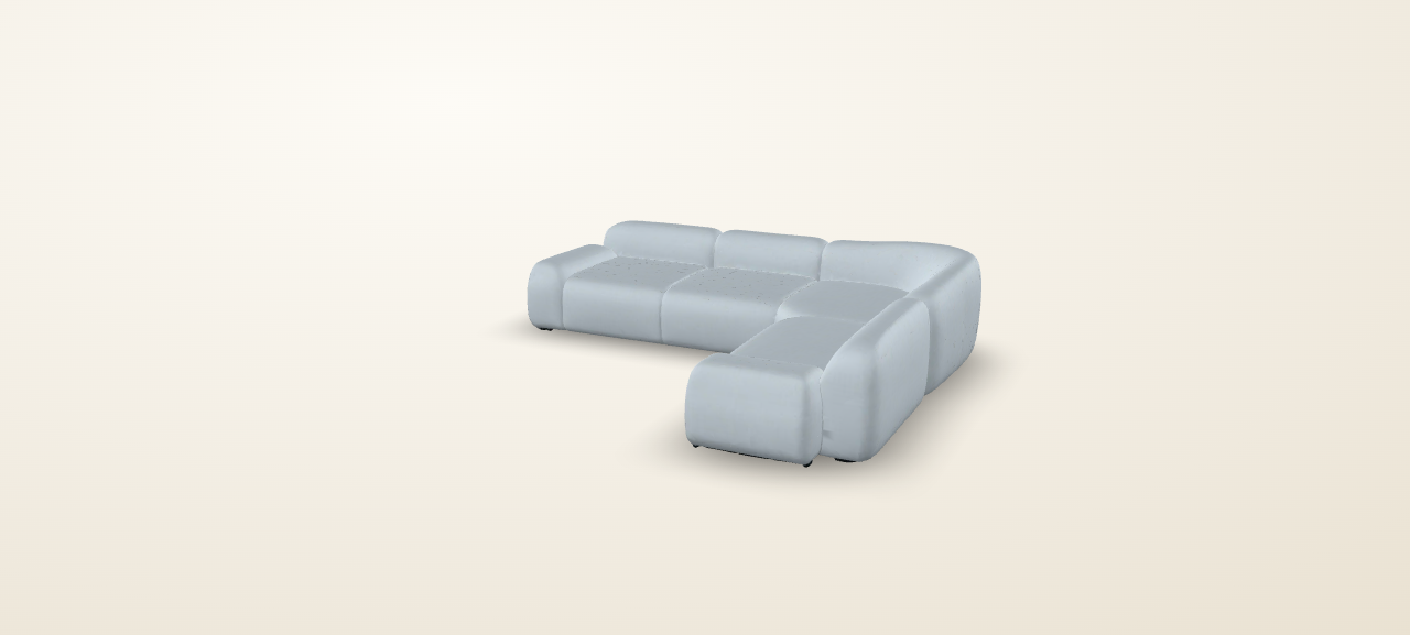 Fjord — Three-seat sofa