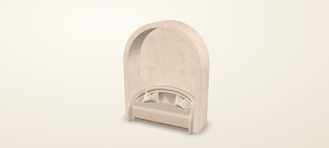Aurelia — Arched canopy bed